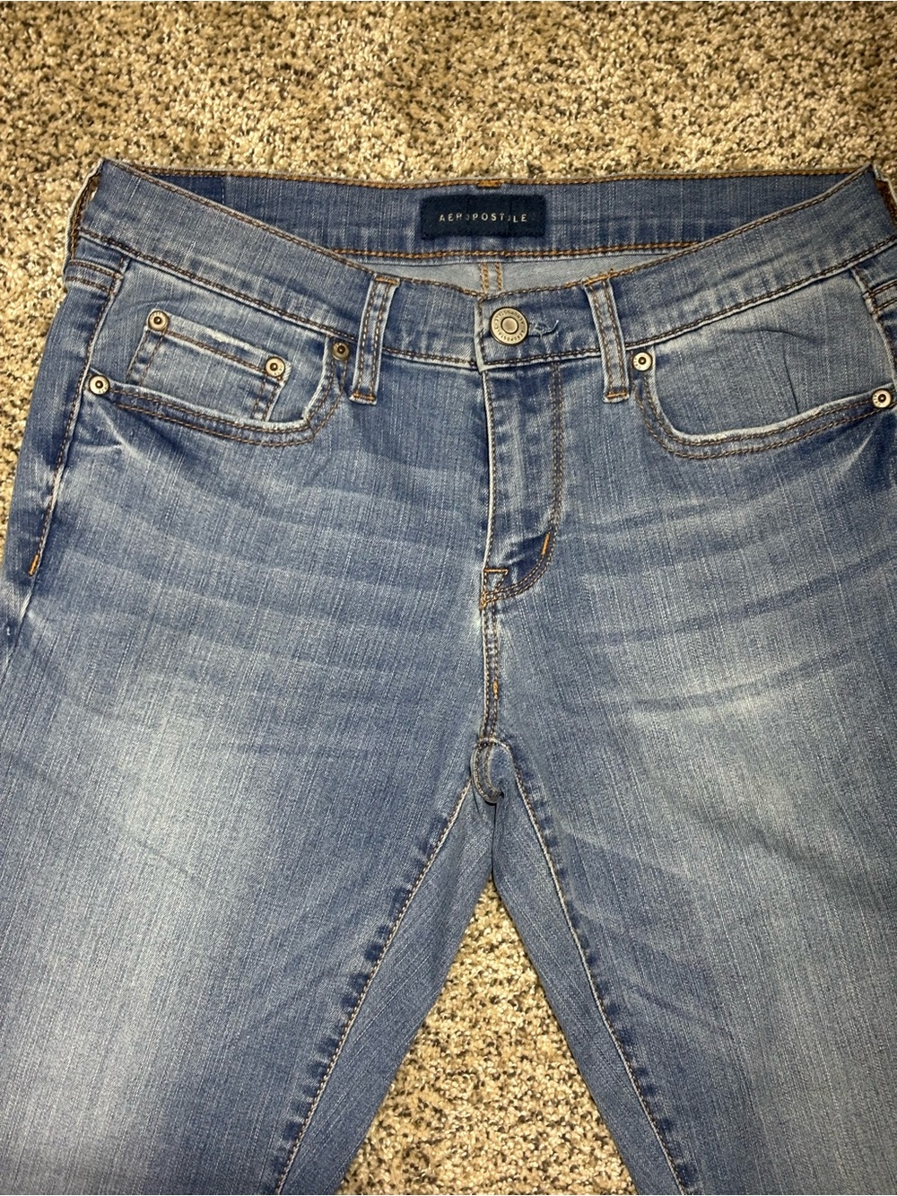 Aeropostale Womens Jeans. SIZE “8 SHORT” Blue Skinny Jeans “Jeggings”